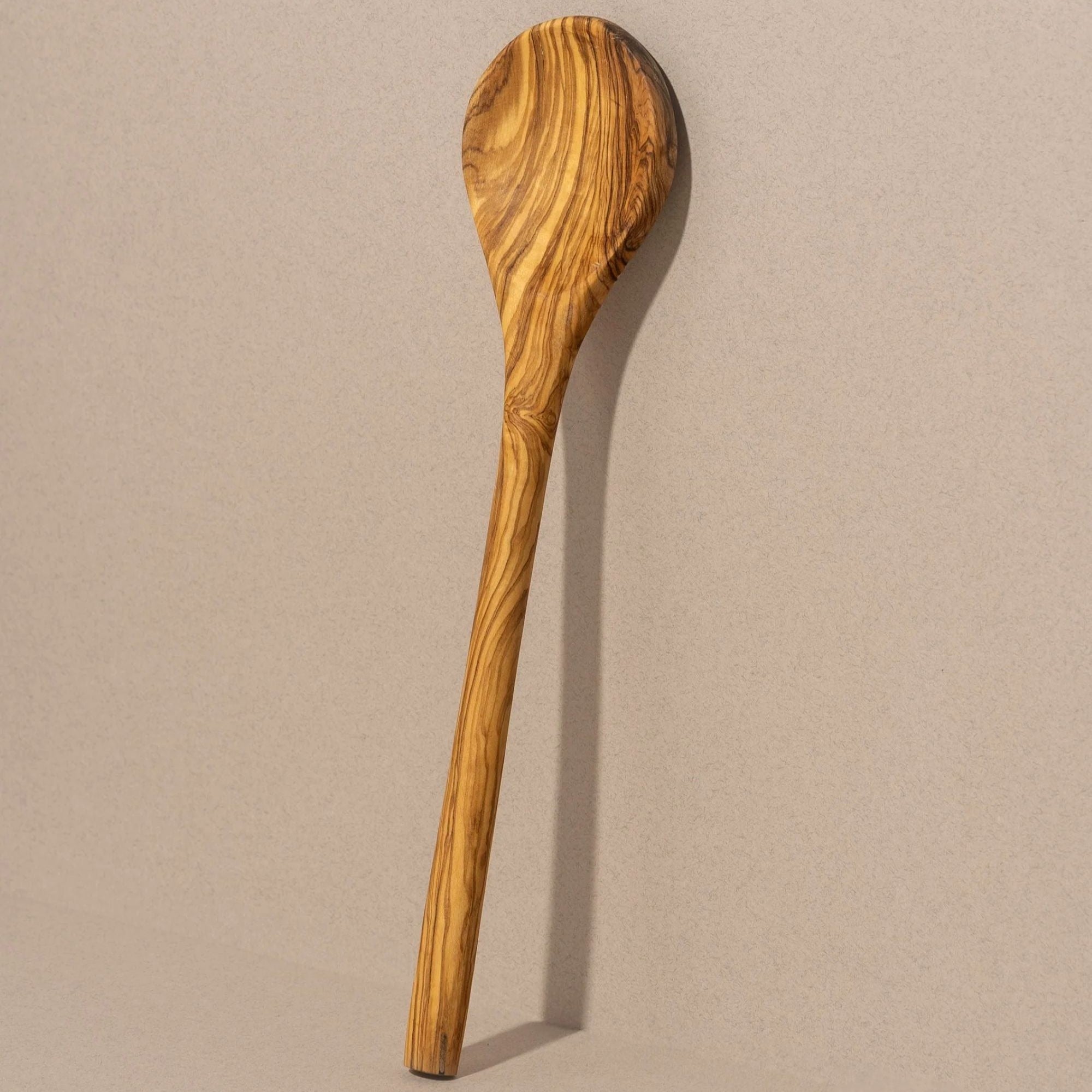 Round Olive Wood Cooking Spoon